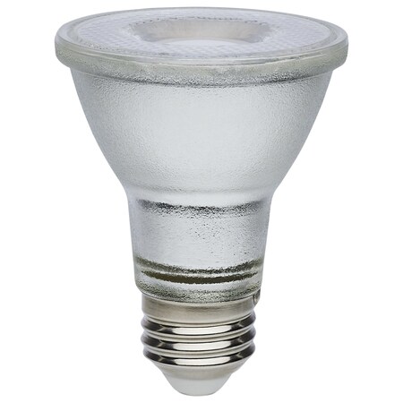 Satco 7 Watt Econo LED PAR20 5000K 35 Degree Beam Angle Medium Base 120-277 Volt Silver Finish S11496